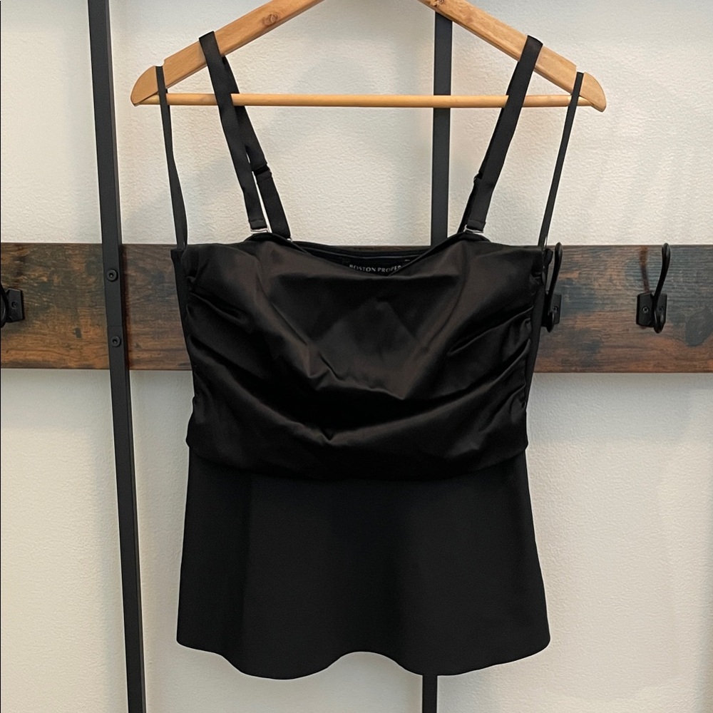 Boston Proper Elegant Black Camisole